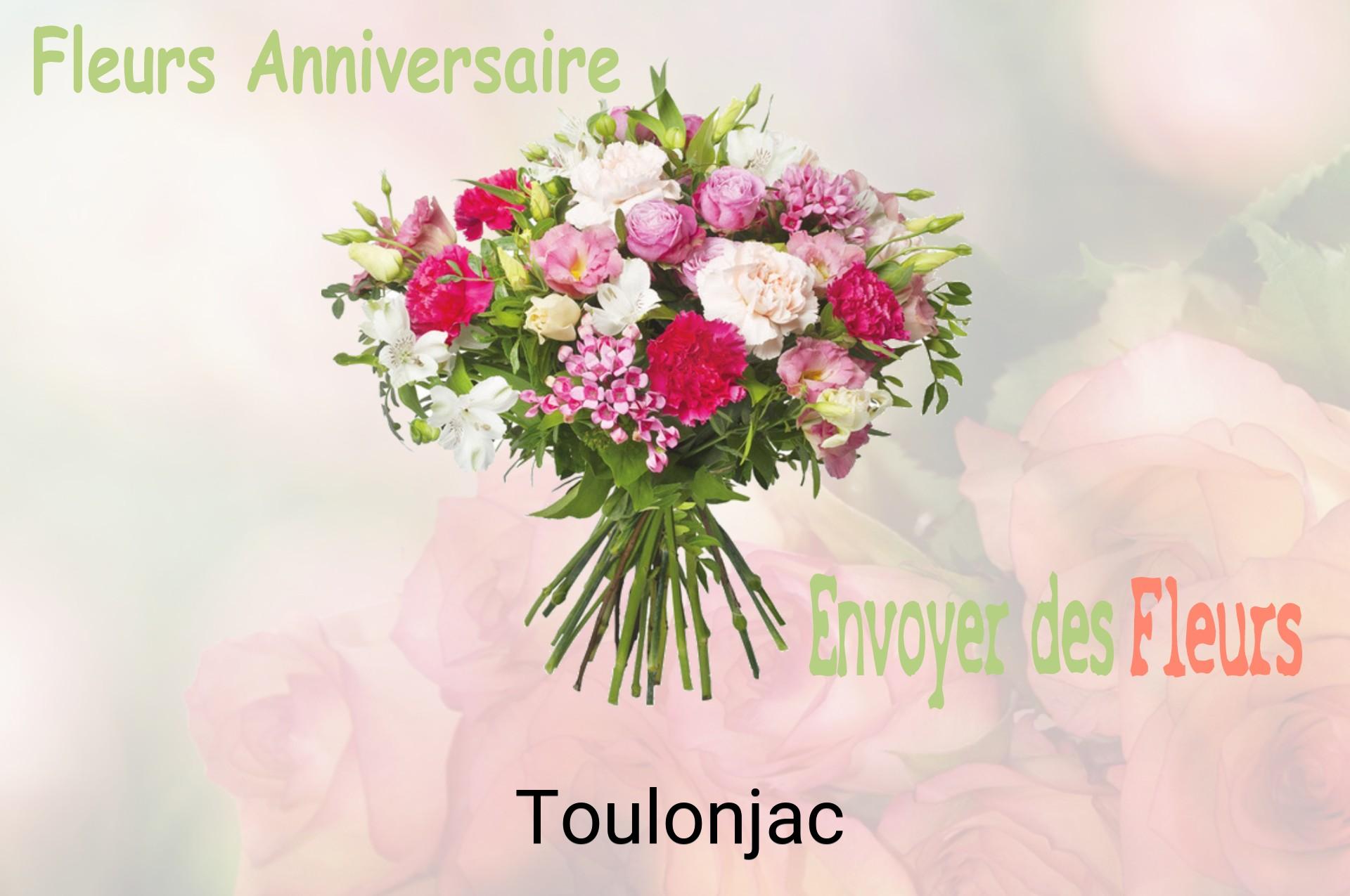 Bouquet de fleurs d’anniversaire livré à Toulonjac