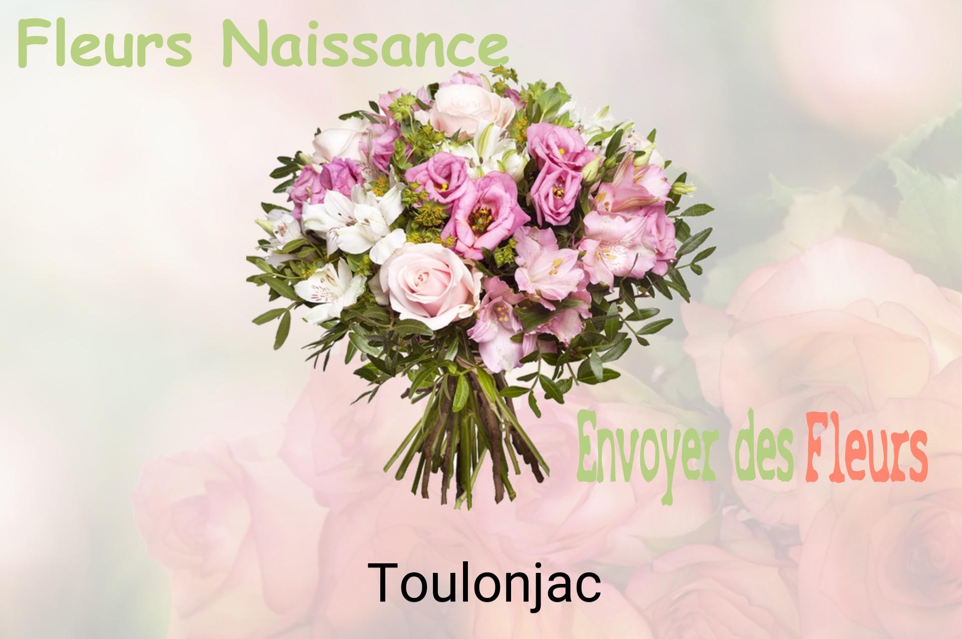 Bouquet de fleurs de naissance livré à Toulonjac